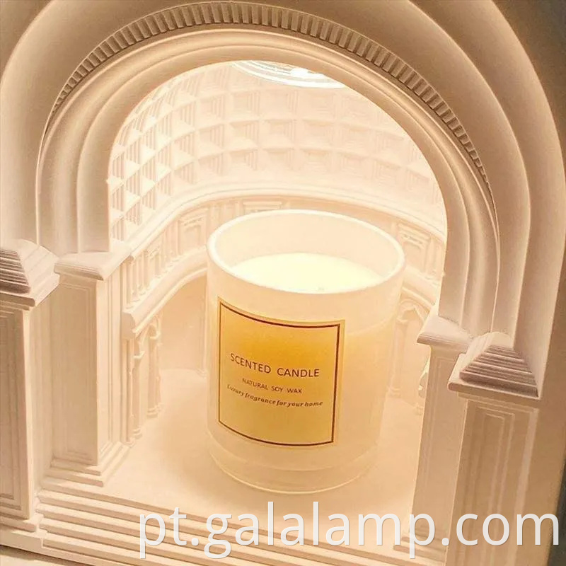 Lâmpada de mesa de cabeceira com cera de fusão para aromaterapia